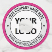 Branded Business Promotion Wine Glass Tags Example ワイングラスタグ (正面)