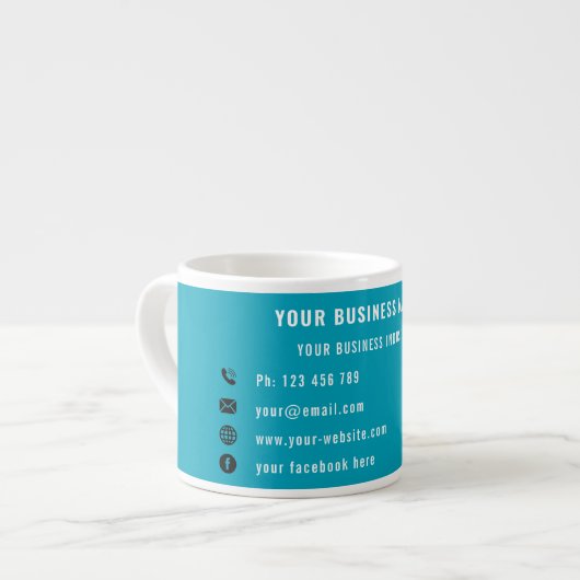 Branded Business Promotional Espresso Mug Example エスプレッソカップ (正面左)