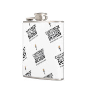 Branded Custom Minimalist Personalized Company  フラスク (左)