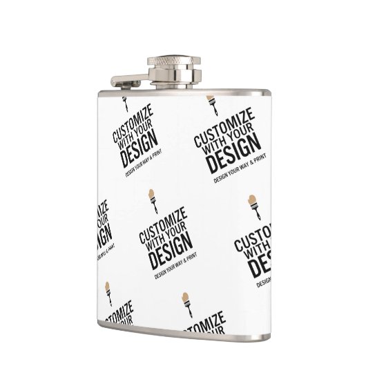 Branded Custom Minimalist Personalized Company  フラスク (左)