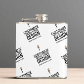 Branded Custom Minimalist Personalized Company  フラスク