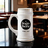 Branded Custom Text & Logo Beer Stein Mug ビールジョッキ