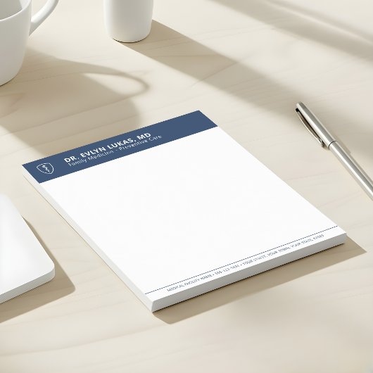 Branded Doctor Personalized Medical Desk ノートパッド