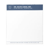Branded Doctor Personalized Medical Desk ノートパッド (正面)