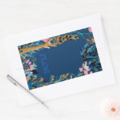 Branded Floral Wrap Card 長方形シール (封筒)