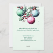  Branded Holiday Card | Upload Logo & Message シーズンカード (裏面)