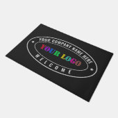 Branded Logo Name Business Office Doormat Template ドアマット (アングル)