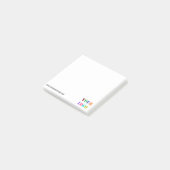 Branded Logo Text Business Post-it® Notes Example ポストイット (アングル)