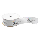 Branded Mailer Box Grosgrain Ribbon with Logo グログランリボン (リール)