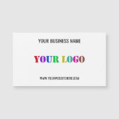Branded Promotional Magnetic Business Card Example (正面)