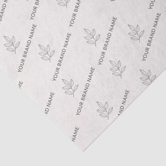 Branded Small Business Minimalist Cream  薄葉紙 (詳細)