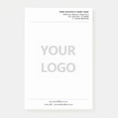 Branded Stationery Business Post-it® Notes Example ポストイット (正面)