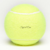 Branded Tennis Ball Promotional Style Artwork テニスボール (裏面)