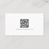 Branded Thank You QR Code website 名刺 (裏面)