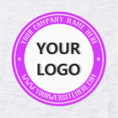 Branded Your Company Logo Product Labels Example ラベル (デザイン1)