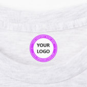 Branded Your Company Logo Product Labels Example ラベル (貼付)