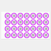 Branded Your Company Logo Product Labels Example ラベル (シート)