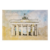 Brandenburg Gate Berlin ポスター (正面)