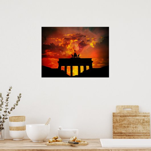 Brandenburg Gate, Berlin ポスター (キッチン)