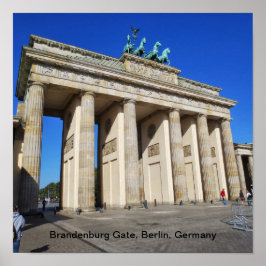 Brandenburg Gate, Berlin, Germany ポスター