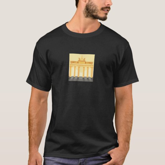 Brandenburg gate Berlin Souvenir Tシャツ (正面)