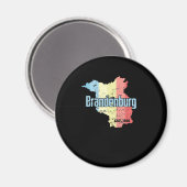 Brandenburg neues Bundesland Deutschland マグネット (正面/裏面)