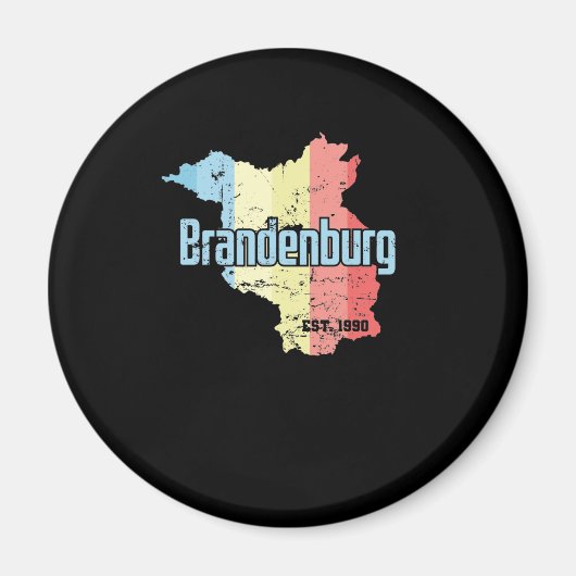 Brandenburg neues Bundesland Deutschland マグネット (正面)