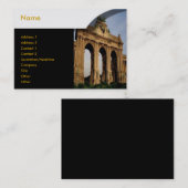 Brandenburgerのゲートのプロフィールカード 名刺 (正面/裏面)