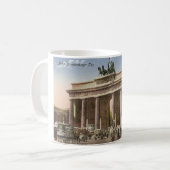 Brandenburgerの岩山ベルリンのヴィンテージの郵便はがき コーヒーマグカップ (正面左)