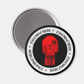 BrandenBurgSkull Fridge Magnet マグネット (正面/裏面)