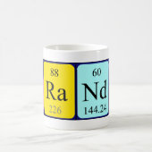 Brandinの定期的なテーブル名mag コーヒーマグカップ (中央)