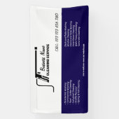 Branding For Pressure Cleaning Business 横断幕 (縦)