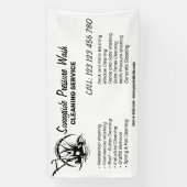 Branding For Pressure Washing Cleaning Business 横断幕 (縦)