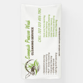 Branding For Pressure Washing Cleaning Business 横断幕 (縦)