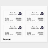 Branding For Pressure Washing Cleaning Business 長方形シール (シート)