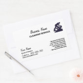 Branding For Pressure Washing Cleaning Business 長方形シール (封筒)