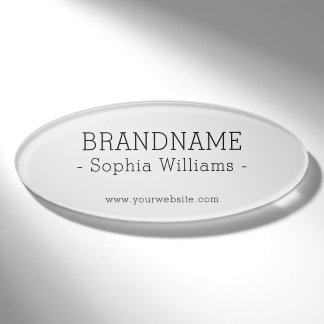 BRANDNAMEの追加シンプルクラシック 名札