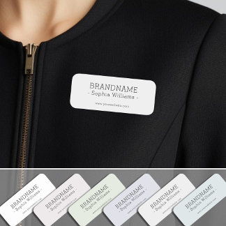 BRANDNAMEシンプルクラシックを追加 名札