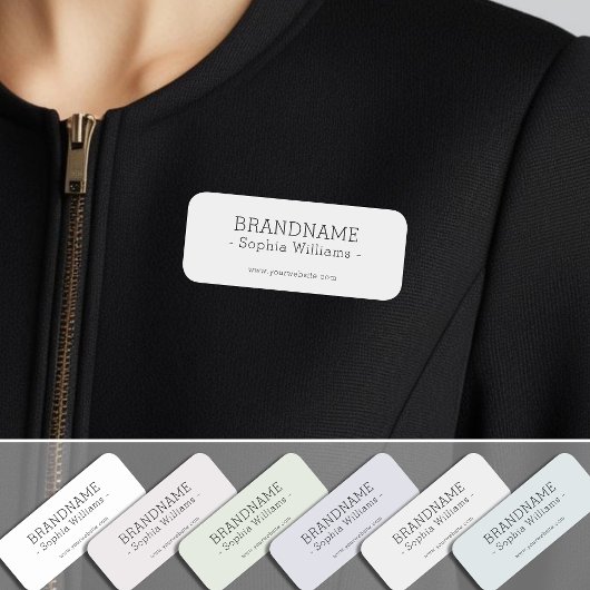 BRANDNAMEシンプルクラシックを追加 名札