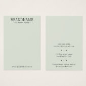 BRANDNAME All-in-oneジュエリーディスプレイカードの追加 (正面&裏面)