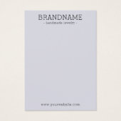 BRANDNAME All-in-oneジュエリーディスプレイカードの追加 (正面)