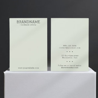 BRANDNAME All-in-oneジュエリーディスプレイカードの追加