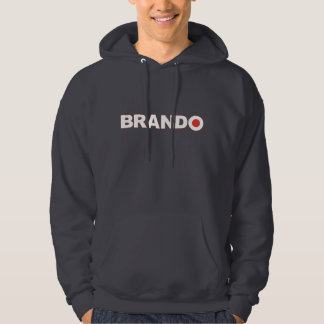 Brandoの役人のフード付きスウェットシャツ パーカ