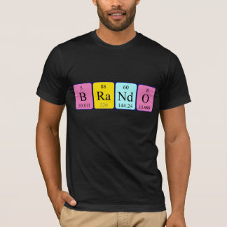 Brando期付きテーブル名シャツ Tシャツ