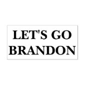 BRANDONのスタンプ1.5インチx 3インチとインクパッド ラバースタンプ (インプリント)