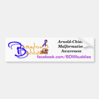 Brandonの相棒のバンパーステッカー バンパーステッカー