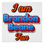 Brandon Beane – Fun, Bold Name Design ポスター (正面)