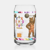 Brandon, circus strong bear ガラス缶 (裏面)