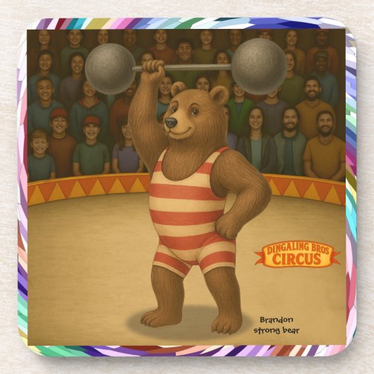 Brandon, circus strong bear コースター (正面)