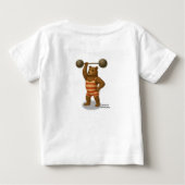 Brandon, circus strong bear ベビーTシャツ (裏面)